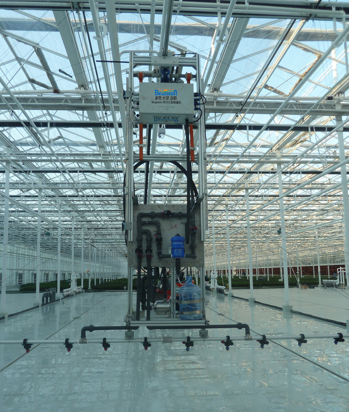 碧绿凯带施肥与提升功能喷灌机