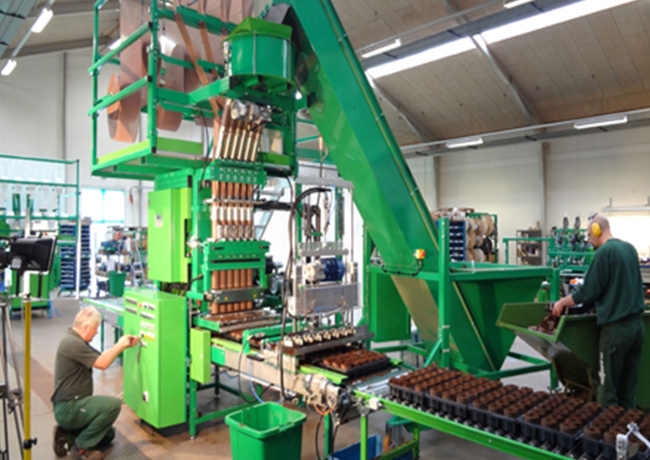 高速基质纸钵流水生产线EMP/NGL